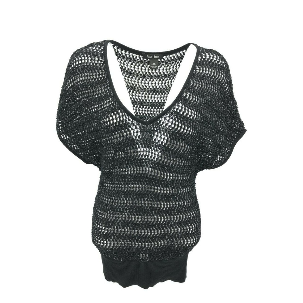 White House Black Market Semi Sheer Tunic Sz XS